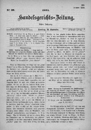 No. 39. 25. September 1875