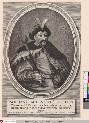 Bohdan Chmielnicki [Porträt des Bohdan Chmielnicki]