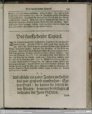 Das funffzehende Capitel