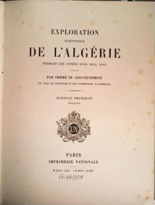 Exploration Scientifique De L'Algérie Pendant Les Années 1840, 1841, 1842, 4,1