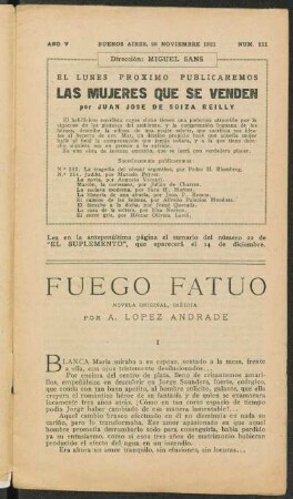 1921005211: Fuego fatuo