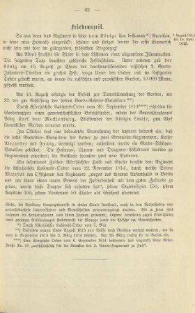 Friedenszeit