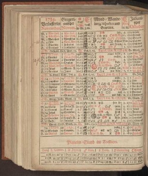 1734. Verbesserter November