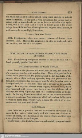 Chapter XIV.- Miscellaneous Receipts for Store Articles