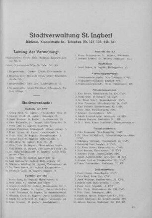 Stadtverwaltung St. Ingbert