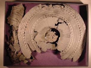 Fragment eines etruskischen Rundschilds