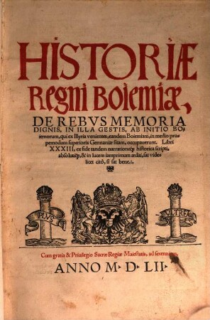 Historiae regni Boiemiae : libri XXXIII
