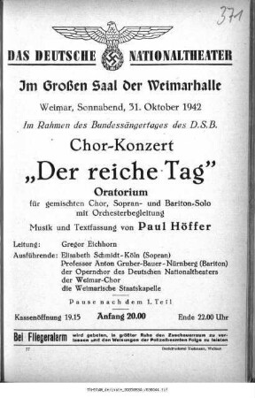 Der reiche Tag