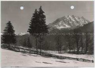 Alpen, Berchtesgadener Land, Hoher Göll, Jenner und Watzmann