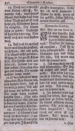 Himmels-Lieder.