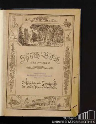 Späth-Buch : 1720 - 1920 : Geschichte und Erzeugnisse der Späth'schen Baumschule