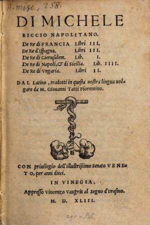 De re di Francia libri 3