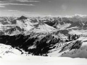 Blick von der Damülser Mittagsspitze, Bregenzerwald