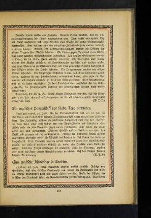 Eine englische Niederlage in Arabien.
