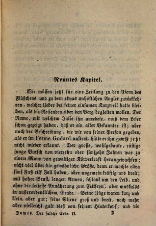 G. P. R. James' Romane, 66. Der falsche Erbe ; 2