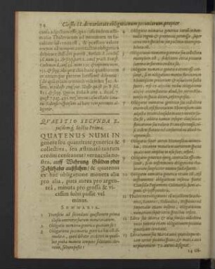Quaestio Secunda