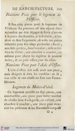 Logement du Maître-d'hôtel