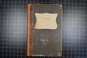 Conduite-Liste der Candidaten, begonnen Herbst 1843 (- Herbst 1846)