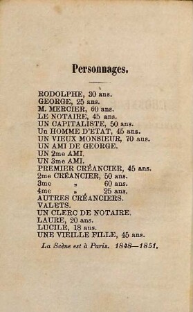 L'Honneur et l'argent : [comédie encinq actes et en vers]