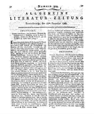 Lehrreiche Nebenstunden. Jg. 1, Quartal 2-3. Eine Wochenschrift für die Jugend beiderley Geschlechts. Berlin: Eisfeld 1785