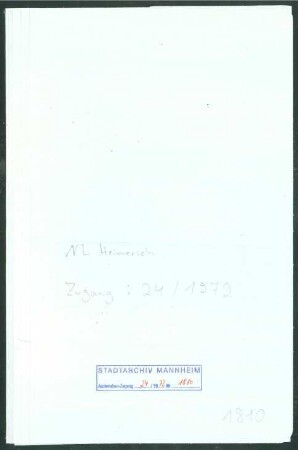 Briefe von Anneliese Heimerich an Hermann Heimerich aus der Kieler Zeit