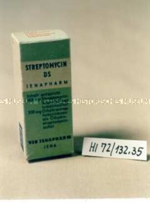 Verpackung des Streptomycin DS-Serums