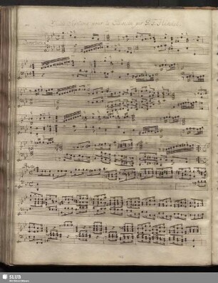 Suite Septieme pour le Clavecin