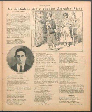 Un verdadero poeta gaucho: Salvador Riese