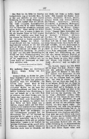 Die moderne Oper von Ferdinand Pfohl. Leipzig. Verlag von Carl Reißner.