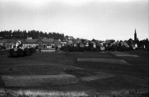 St. Georgen (Schwarzwald): Gesamtansicht, Panorama, vom Ortseingang