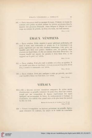 Vitraux (Nr. 228 - 237)