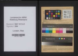 Entnazifizierung Max Loosen , geb. 13.01.1888 (Metallarbeiter)