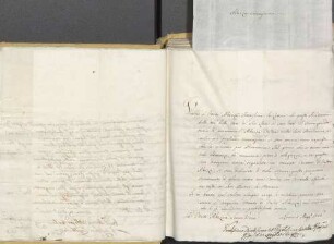 Leopoldo Mazzoni an Karoline Luise von Baden (Rom)