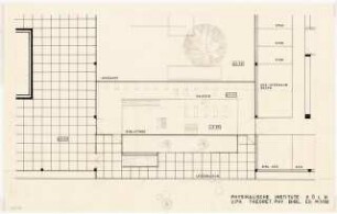 Physikalische Institute der Universität Köln: 2. Physik Grundriss EG, 1:100