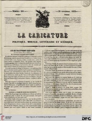 Numéro 160 (28 Novembre 1833)