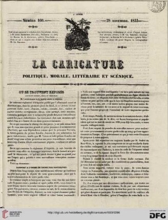 Numéro 160 (28 Novembre 1833)