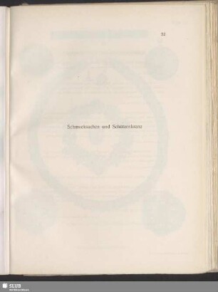 Schmucksachen und Schützenkranz