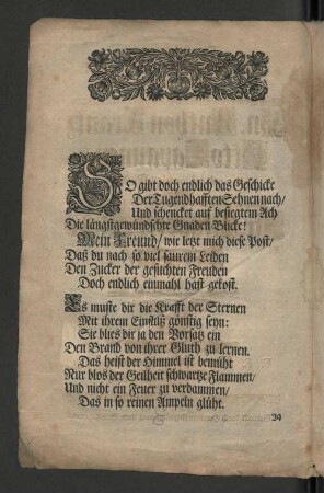 [Zur Belohnung Der beständigen und keuschen Liebe ...]