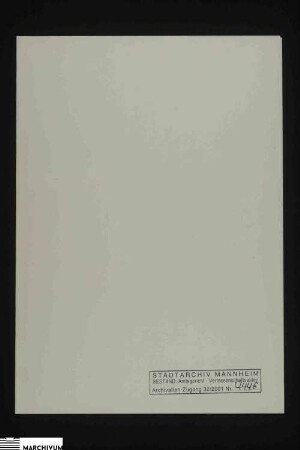 Vermögen des seit 1803 verschollenen Martin Walter
