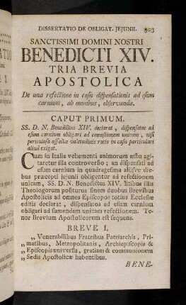 303-324, Caput Primum - Caput II.