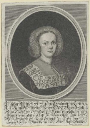 Bildnis der Anna Maria Wincklerin