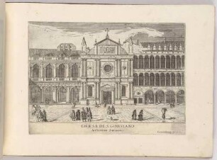 Chiesa di San Giminiano (Die Kirche San Geminiano in Venedig, Bl. 12 der Folge "Le Fabriche, e Vedute di Venetia")