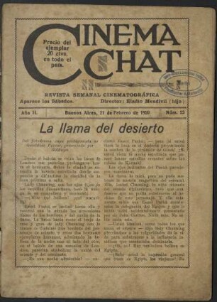 La llama del desierto