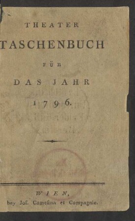 3 (1796): Theater-Taschenbuch