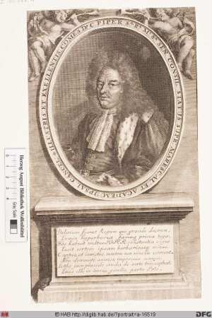 Bildnis Carl Piper (1698 Graf)