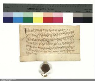 Revers Heinrichs von Hundelshausen bezüglich seiner Verpflichtung als Burgmann auf der Burg Wildeck durch Heinrich [von Kranlucken], Abt von Fulda