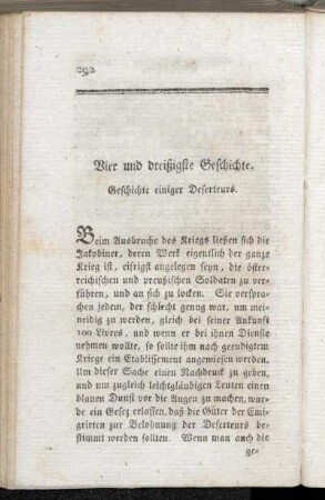 Vier und dreißigste Geschichte - Fünf und dreißigste Geschichte