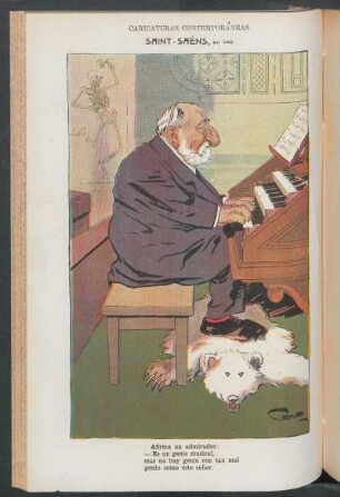 Saint-Saëns : Caricaturas contemporáneas