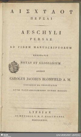 Aeschyli Persae