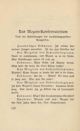 Das Mozart-Konservatorium